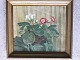 Wilhelm Wils 
(1880-1960):
Blomster i 
lerpotter på 
bord.
Olie på 
lærred.
Sign.: W
38x43 ...