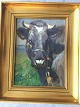 Gunner 
Bundgaard 
(1920-2005):
Tyrehoved.
Olie på 
lærred.
Sign.: G. 
Bundgaard
40x30 ...