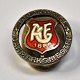 Memorabilia, 
AGF jacket 
silver emblem 
with enamel, 
1961, Aarhus, 
Denmark. With 
the text: 
Danish ...
