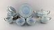 Arthur Percy 
for 
Upsala-Ekeby / 
Gefle. Komplet 
art deco Grand 
teservice i 
pastelblå 
porcelæn med 
...