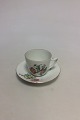 Bing & Grøndahl 
Saksisk Blomst, 
Hvid Kaffe- og 
underkop No 102