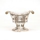 A mid 19th century silver sugarbowl made by Wolfgang Pedersen, Haderslev, 
Denmark, 1825-51. H: 15,5cm. L: 21,5cm