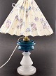 Opaline oil 
lamp later 
changed to el.