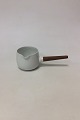 Bing & Grøndahl 
"White Koppel" 
Sauceboat with 
Handle of Wood 
No. 442. 9 cm 
H, measured 
without ...
