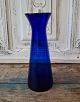 Hyacintglas af 
blåt optisk 
vredet glas
Dansk Glasværk 
ca år 1900-1920
Højde 22 cm.