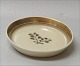 2422-947 Butter pad, round  9 cm Golden Clover # 947 (Cream) Royal Copenhagen 
(Old Liselund)
