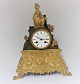 Gueriniere A Saumur. Bronce ur. Højde 31 cm.  Produceret ca. 1840. Optræksnøgle medfølger