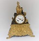 Gueriniere A Saumur. Bronze clock. Height 31 cm. Produced approx. 1840. Wrench 
included