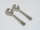 Georg Jensen 
Sterling sølv, 
Relief saltske.
Begge med 
tidlige 
stempler. En 
fra før 1944 og 
en ...