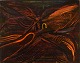 Ivy Lysdal, f 
1937. Dansk 
keramiker og 
kunstmaler. 
Akryl ...