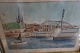 Akvarel af 
Sønderborg 
Gammel bro i 
den originale 
gamle ramme, 
dog restaureret 
med nyere tape 
og ...