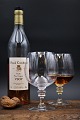 Cognac glas fra 
Holmegaard 
glasværk i 
krystalglas.
H:16cm. 
Dia.:9,5cm. ( 5 
stk. haves. )