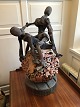 Jørgen Minor 
(f. 1939) Unika 
skulptur af 
elskende par 
udført i træ. 
Titel: 
"Implemented 
...