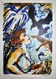 Degett, Karen 
(1954 - 2011) 
Danmark: 
Komposition. 
Farvelitografi 
171/200. 
Signeret. 35 x 
24,8 ...
