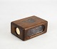 Large box for 
matches in 
rosewood 
decorated with 
leaf motif.
H - 4 cm, W - 
10 cm and D - 7 
cm.