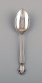 Georg Jensen Acanthus dessert spoon in sterling silver. 12 pcs in stock.
