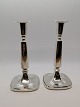 A pair of Swedish silver candlesticks