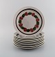 Jackie Lynd for 
Rörstrand. 12 
Birgitta dinner 
plates in 
hand-painted 
glazed 
stoneware. ...