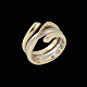 Georg Jensen. 
18k Hvidguld og 
guld dobbelt 
ring. - Magic 
#1314 - 51mm. 
Tegnet af 
Regitze ...