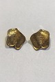 Ole Lynggaard 
14 kt Guld 
Øreclips Måler 
2.1 cm x 1.8 cm 
Vægt 9.0 gr