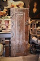 Dekorativ , 
svensk træ låge 
fra 1700 tallet 
med gammel 
original malet 
dekorationer 
med en rigtig 
...