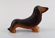 Lisa Larson for K-Studion / Gustavsberg. Dog in glazed ceramics. Late 20th 
century.
