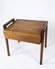 Sidebord i elm 
af dansk design 
fra 1960erne. 
Bordet er i 
flot brugt 
stand.
H - 50 cm, B - 
38 cm ...