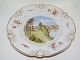 Royal Copenhagen
Rare Rokoko dinner plate with Danish Castles from 1800