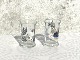 Holmegaard “Golden Christmas” , Jule dram glas, 1998, 5,8cm høj, 3,5cm i diameter *Pæn stand*
