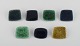 Ole Bjørn 
Krüger 
(1922-2007), 
Danish sculptor 
and ceramicist. 
Seven unique 
brooches in 
glazed ...