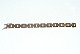 Block armbånd 
med 3 Rk i 14 
karat guld
Stemplet CHL 
585
Længde 18,5 cm
Brede 12,94 
...