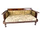 Sen empire sofa af mahogni og polstret med lyst stof, i flot antik stand fra 1840erne.H - 85 ...