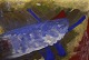 Ole Bjørn 
Krüger 
(1922-2007), 
Danish sculptor 
and ceramicist. 
Oil on board. 
Composition. 
1960s / ...