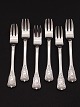 A Michelsen 
rosenborg 
sterling silver 
cake forks 14 
cm.       Nr. 
450973
Stock:15