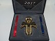 Georg Jensen 
Juleuro fra 
2017 - Gabriel.
Messing belagt 
med 24 karat 
bladguld.
Ligger i ...