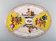 Large antique 
Meissen serving 
dish in 
hand-painted 
...
