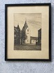 Christian 
Thornild 
(1884-1951):
Parti fra 
Ringkøbing, med 
kirken, 
Priorgården og 
...
