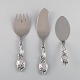 Danish 
silversmith. 
Three serving 
parts in silver 
(830). Rococo 
style, 1940s.
Largest 
measures: ...