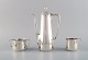 Tiffany & Company, New York. Coffee service in sterling silver. Early 20th 
century. Consisting of coffee pot, cream jug and sugar bowl.
