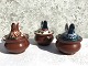 Seidelin 
ceramics, 
Faaborg, 
Ceramic 
chickens, 2pcs 
brown, (The 
blue and white 
are sold), 10cm 
in ...