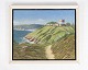Oil painting on 
wooden plate 
with nature 
motif signed H. 
Dahl from the 
1930s.
55.5 x 67 x 3 
cm.