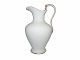 Bing & Grondahl
White chocolate pitcher with gold edge from 
1853-1895