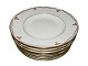 White with Gold Garland Art Nouveau
Large soup plate 25.4 cm.