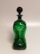 Grøn klukflaskeHolmegaard ca år 1900Højde 27cm