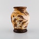 Louis Dage 
(1885-1961), 
fransk 
keramiker. 
Unika vase i 
glaseret 
keramik. Smuk 
glasur i brune 
og ...
