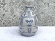 Bornholm 
ceramics, 
Hjorth, Vase 
with blue 
flowers, 13.5 
cm high * Nice 
condition *