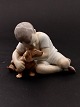 Bing & Grøndahl 
dreng med hund 
1951 
1.sortering 
emne nr. 
457517