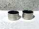 Just Andersen, 
Saltkar med blå 
plastik 
indsats, 4,5cm 
i diameter, 
2,8cm høj, Nr. 
3754 *Pæn 
stand*