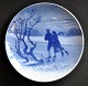Bing &amp; 
Gr&oslash;ndahl 
juleplatte 
1927. Danmark. 
Dia.: 18 cm. 1. 
sortering.
&nbsp;
NB: 2 stk. ...