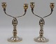 Georg Jensen Sterling Silver twin light candelabra no 343